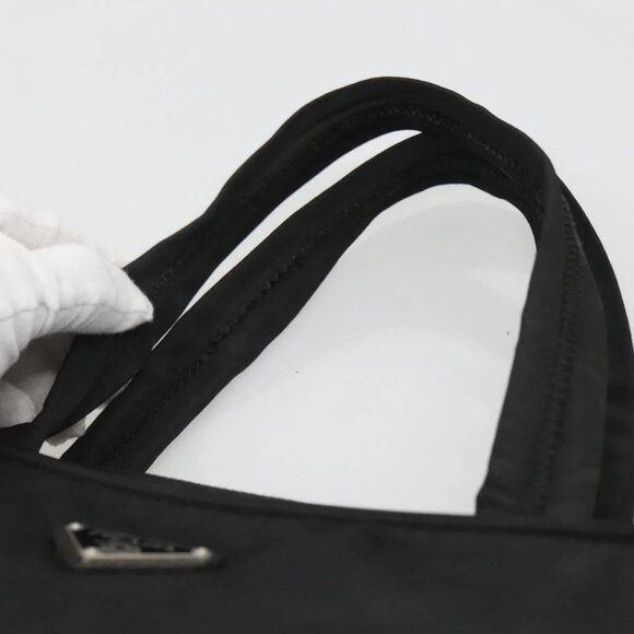 PRADA Hand Bag Nylon Black Auth - Picture 9 of 16